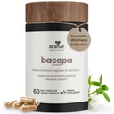 AKSHAR Ayurveda - Bacopa 500mg Brahmi dodatek, Pomlajevalni sistem, Bacopa tablete za podporo kognitivne funkcije za odrasle, Veganski Cruelty Free Bacopa Monnieri (60 grof)