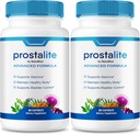 (2 paket) Prostalite Kapsule, Prostalite Prostata Prostata Prostata Prostate Support, Prostalite All-Natural Supplement for more Control, Prostalite maksimalna moč tablete, Prosta lite Mnenja (120 kapsul)