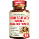 HornyGoatWeed za moške (1000mg na strežbo) – moški izboljšanje dodatek w/ Maca Root, Tongkat Ali, Saw Palmetto, Panax Ginseng, Tribulus Terrestris in L-Arginin za energijo, pogon in moč