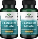 Swanson L-Citrulin Malate - Aminokisline dodatek spodbujanje proizvodnje energije in zdravo krvni obtok - naravna formula, ki podpira splošno wellness - (60 kapsul, 750 mg vsak) (2 paket)