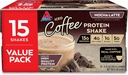Atkins Gluten Brez beljakovin-Rich Shake, Mocha Latte, Keto prijazno, 15 grof