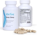 Dobro globoko spanje - Spanje dodatek s kalcijevim karbonatom, Vitamin B6, Magnezij - Sleep Aid Formula z melatoninom, L-Triptofan, 5-HTP, Inositol, Naravni rastlinski izvlečki - 60 Veggie kapsule