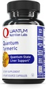 Quantum Nutrition Labs Kurkuma - Kurkuma kapsule, kurkumin dodatek, Jetrna podpora, 500 mg Curcuma na kapsulo - 60 Vegetarijanske kapsule