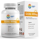 7c Sam e 400mg dodatek (S-Adenosilmetionin), vitamin B6, B12 Dodano za izboljšanje Sam-e učinkovitost, Mood in Joint Comfort, Vegan, Ne-GMO, Gluten-free, 60 Enterično prevlečene kapsule