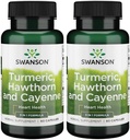 Swanson Full Spectrum Turmeric Hawthorn & Cayenne 60 kapsul (2 pakiranji)