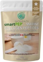 SmartPEP hidroliziran morski kolagen peptidi v prahu (100 gramov) divje ujete ribe, zelo prebavljiv morski kolagen dodatek, brez okusa, super za kožo