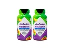 Vitafusion 3 mg Melatonin Gummy Dopolnilo, Prebudite se osveženo, Podpora za spanje in Jet Lag Aid, Sugar-free, Dietni dodatek, Naravni beli čaj in Peach Flavors, 140 Število (Pack po 2)
