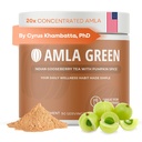 Amla Powder Superfood dodatek z bučno začimbo, 20x Ultra Koncentrirana Amla, izdelana s cimetom, ingver, muškatni orešček, Cloves, Allspice, Cardamom, Indijske kosmulje, Bučna začimba, 90 Servisi