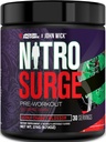 Jacked Factory X John Wick - Nitrosurge Wick Pre Workout dodatek - Intenzivno energijo, bojno pripravljen fokus, Neustavljiva zaveza, in strežbo - 30 Servings, Osaka Cherry Blossom