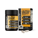ONNIT Alpha Brain Nootropic Brain Supplement for Focus, Memory, Duševna jasnost, Kognitivna podpora z L-Theanine in vitamin B6, 30 Count kapsule