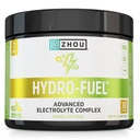ZHOU Hydro-Fuel - elektroliti v prahu, brez sladkorja Hidracijska pijača Mešanica w/magnezij, cink, kalij in natrij, hranila, minerali in ekstrakt vode iz kokosa, brez sladkorja - limonina limeta, 5,36 oz (30 obrokov)