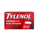 Tylenol Dodatna moč bolečine Relief tablete, acetataminofen 500mg Kapleti, bolečina Reliever in zvišana telesna temperatura reducent Medicine za glavobol, Backache, Zobobol in manjši Artritis, 100 Count steklenica