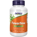 Zdaj dopolnila, Feverfew z 0,5 - 0,7% Parthenolid, Zeliščni dodatek, 100 Veg kapsule (Pack po 1)