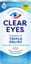 Clear Eyes Triple Action Relief oči kapljice 0.50 Ounce