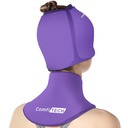 ComfiTECH Cold Cap in Neck Ice Pack Ovitek Gel Combo, paket za nego glave in materničnega vratu, Purple