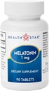GeriCare Melatonin 1mg podpora za spanje dodatek, Nežna nočna pomoč za spanje, nenavadna oblikovanje, Pomaga spodbujati sprostitev in mirno spanje, Jet Lag okrevanje, in boljši nočni počitek, 90 Tablete