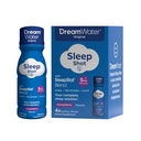 Sanjska voda za pomoč v spanju Dodatna pijača; Melatonin 5mg, GABA, 5-HTP; Nič sladkorja, naravne arome, brez dodanih barv, 2,5 oz Liquid Sleep Shots, Snoozeberry, 4-Count