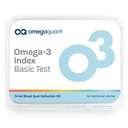 OmegaQuant Omega-3 Index Basic - Original Omega-3 krvni test komplet z eno kapljico krvi doma komplet, Vključuje zbirko krvi komplet 