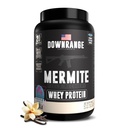 DownRange Mermite Whey Protein Powder, Post Workout Muscle Recovery & Energy Support, Drink Mix dodatek z 20g Whey Protein, 9g Aminokisline, 30 Servinges (Vanilla)