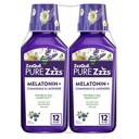 ZzzQuil Pure Zzzs Melatonin Liquid, Sleep Aid, Liquid Melatonin 2mg, s kamilico & sivka, Fall Spi hitro, Melatonin Sleep AIDs za odrasle, Berry Flavored, 2 Pack, 24 FL OZ