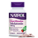 Natrol hitro raztopite melatonin 10 mg, podpora za spanje pri odraslih