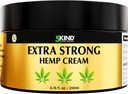 5kind ekstra močna konoplja krema 6.76 fl oz- Največja moč - naravna blažilna skupna krema - Muscle Rub za spodnji del hrbta, sklepov, vratu, kolen in ramen