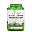 Superzelena - Spirulina, Klorella, pšenična trava + več - Pakirana zelena mešanica hranil