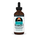 Vir Naturals Vitamin D-3 Tekoče kapljice 2000 iu Podpira zdravje kosti in imunskega sistema* - 2 Fluid oz