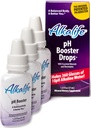 Alkalife Alkaline Vodne kapljice - Prvi patentirani alkalizacijski pH Booster w/Minerals & Elektrolitis - Uravnovešanje pH, Nevtralizacijska kislina, Imunska podpora, Vrhunska zmogljivost, Detox, Skupna Wellness - Pakiranje 3