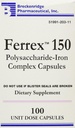 Ferrex 150 kapsul, 100ct (3 pakiranja)