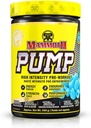 MAMMOTH PUMP – Pred treningom Powder, Superior mišične črpalke, povečanje moči in vzdržljivosti, eksplozivna moč in energijska dopolnila, povečano osredotočenost, hitro okrevanje, zmanjšana občutljivost (60 strežnikov, modra