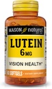 Mason Natural Lutein 6 mg z vitaminom E, 2 meseca zaloga, zdravo vid in delovanje oči, podpira normalno zdravje oči