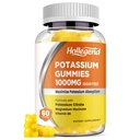 Kalijevi gumiji 1000mg, čim bolj povečati kalijevo absorpcijo Mešanica z vitaminom B6 Magnezij, Kalijev citrat dodatek za odrasle, brez sladkorja, 60 Število