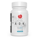 ADK vitaminski dodatek z omrežnimi antioksidanti - A, D3, K2 (MK-7 Non-Soy) in E z CoQ10 in alfa lipoično kislino - za vid, močne kosti in zobe, in imunske podpore - D3 5000 iu Complex