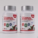 VEV Women's Probiotic + Prebiotic, Cranberry, D-Mannose, 120 Capsules