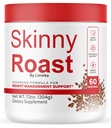 Suho pečenka - Suho pražena kava Napredna formula, Uradna SkinnyRoast organski prašek, Dopolnilo Podpora Zdrav življenjski slog - Premium naravna formula, 60 Serving za 1 mesec