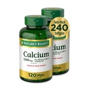 Narava Bounty Kalcij 1200 mg z vitaminom D3 - zdravje kosti Mehčalci, kalcij in vitamin D dodatek, 120 Ct (2-Pack)