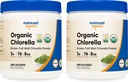 Nutricost Organic Klorella 8oz (.5 LBs) (2 steklenice) - 3000mg na postrežbo