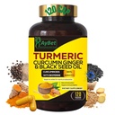 Svet 1.Turmerični kurkumin ingver in črno seme olje, 120 Caps, 2250mg, 95% kurkuminoidi, BioPerin dodano, ekstra moč,Organic,Halal,Vegan,Support Imune System,Skupna podpora (120)