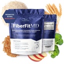 1MD Nutrition FiberFitMD - za Potent Digestive & Kardiovaskularna podpora - Zdravstveni dodatek za ženske in moške - visoke vlaknine v prahu - 30 dni