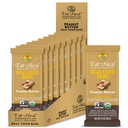 EatTo Heal Peanut Butter Real Food Bar - Organic Vegan Healthy High Protein Bars - Nizki sladkor obrok nadomestilo, ne GSO, nikoli Pečena, na osnovi rastlin, Gluten brezplačno - Obdelani, da uživajo, ne sedi na police