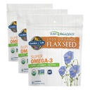 Vrt življenja 100% organsko seme lanu, hladno brušeno Premium Golden Laneno seme za ženske in moške, 2g Omega 3, Lignans, 3g Fiber, 3g beljakovine, ena sestavina, konzervirano brezplačno, 28 Serving (Pack of 3)