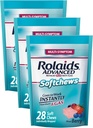 Rolaids Advanced Antacid Plus Anti-Gas Softchews, 28 Število, Mešano Berry, Zgaga in Relief plina (Pack 3)