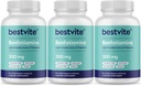 Benfotiamin 300 mg (180 vegetarijanskih kapsul) (60x3) Brez stearat - brez silicijevega dioksida - Vegan - brez GSO - brez glutena