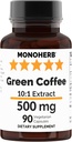 MONOHERB izvleček zelene kave 500 mg - 90 vegetarijanskih kapsul