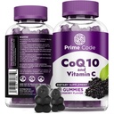 Prime Code CoQ10 Gummies 200mg with Vitamin C – Coenzyme Q10 Antioxidant Supplement for Cellular Energy Support – Easy-to-Take Vegan Gummies for Adults – 60 Count
