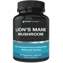 Kapsule gob iz glive Mane Organic Lions Mane - 1800mg Dodatki iz mane Gobe v ZDA - Nootropic Brain Supplement and Immune Support - Lions Mane Extract Powder - 90 Veggie Caps