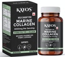 Miri Marine Collagen tablete – 3000mg tip 1 kolagen hidrolizat ribe aminokisline – z biotin, hialuronska kislina, vitamin C, glutatione – kosti sklep las kože nohtov dodatek - (90 pc)