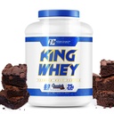 Ronnie Coleman Signature Series Whey Concentrat + Izolat Protein Powder, Pre-workout Shake Mix za podporo mišicam, Nizki sladkor dodatek za ženske in moške, Čokolada Brownie Flavor, 5 funtov