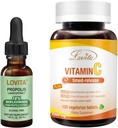 Lovita Bee Propolis Tekoči ekstrakt in vitamin C Hranilna dopolnila